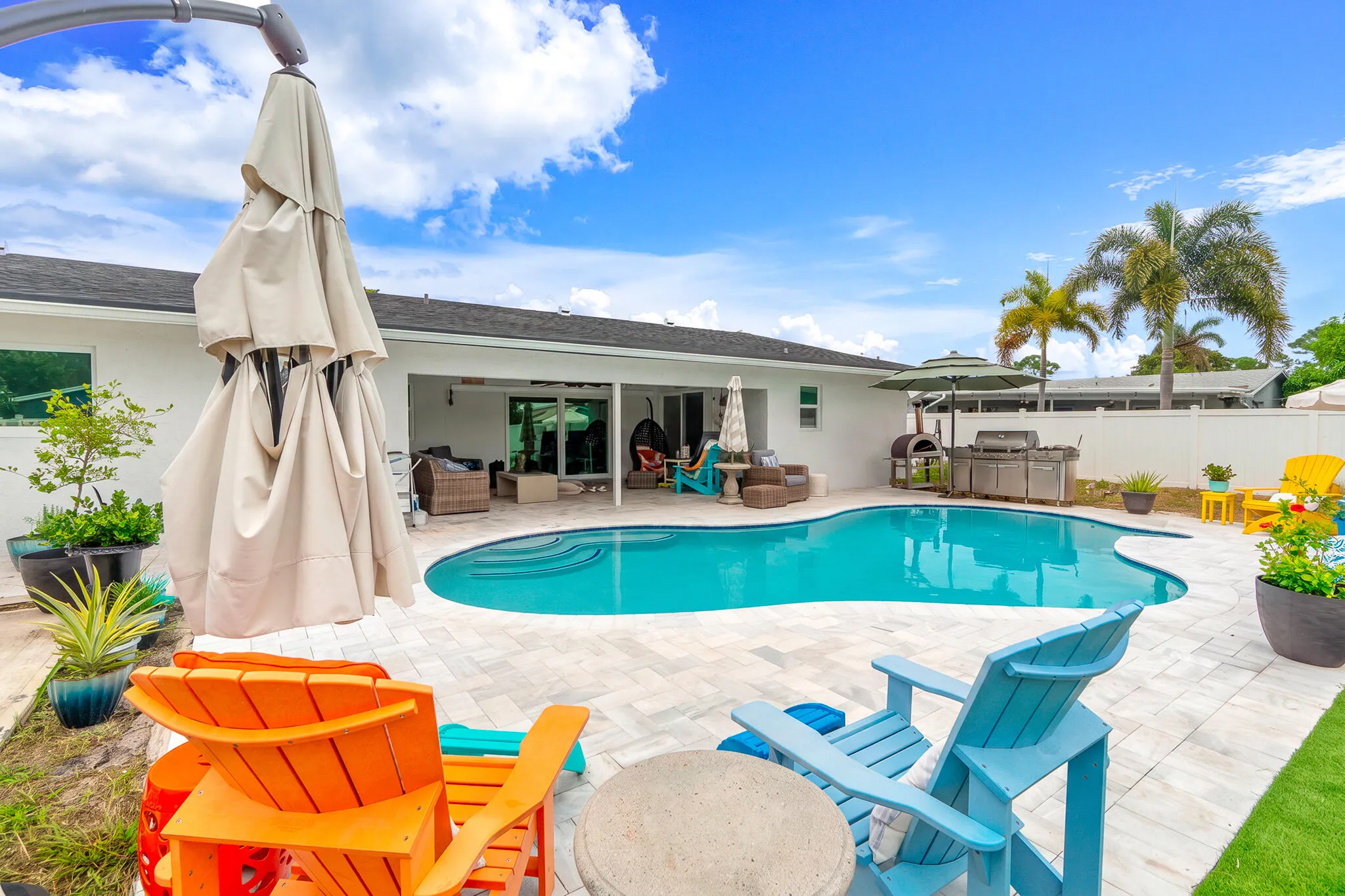 Pool area