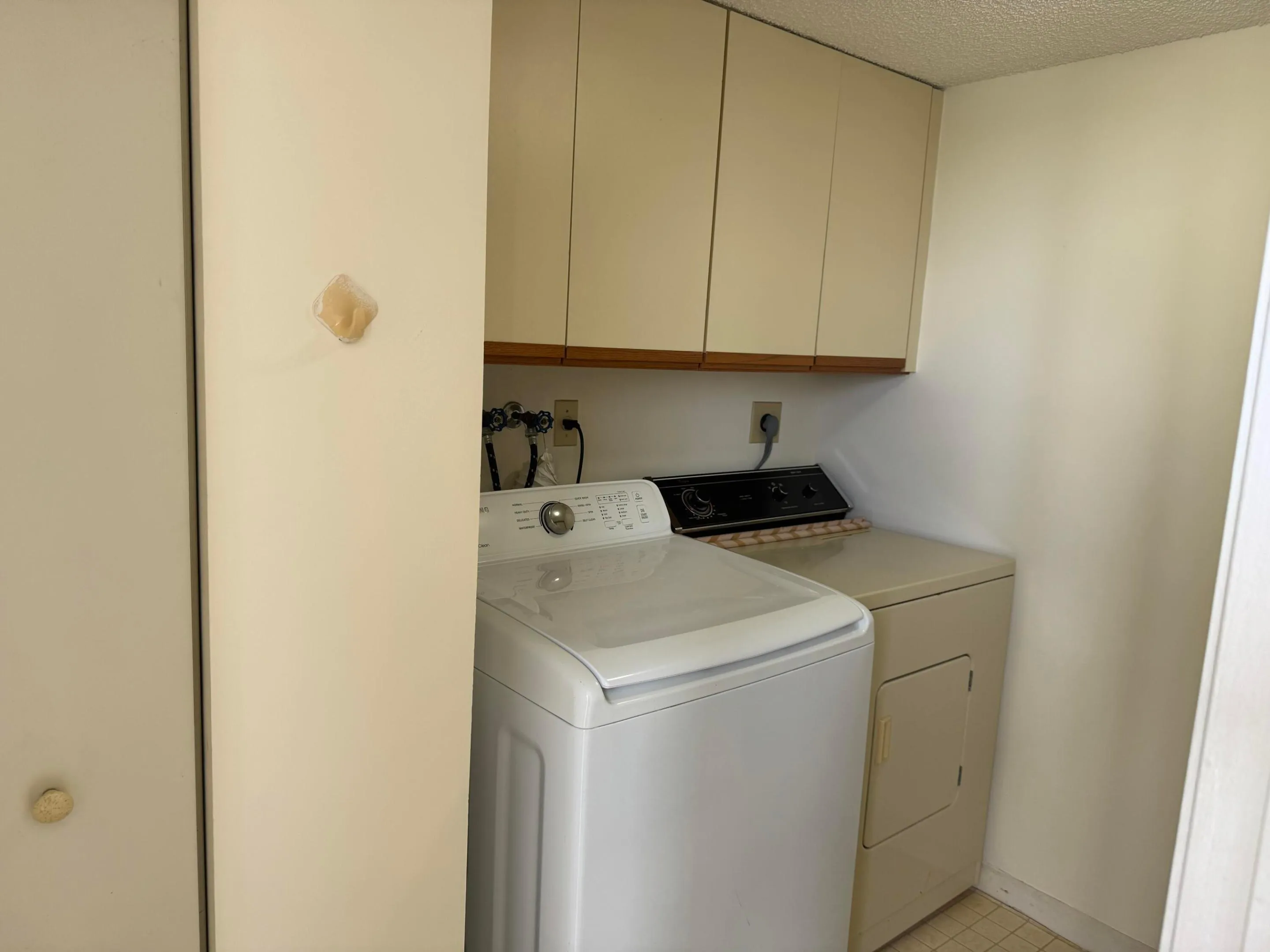WASHER AND DRYER IN SEPARATE ROOM
