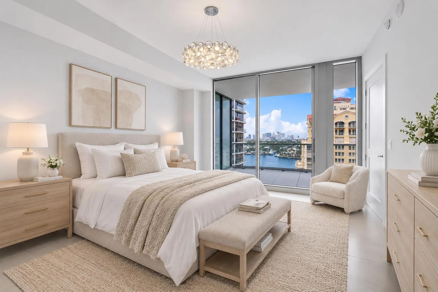 Master Bedroom virtually staged