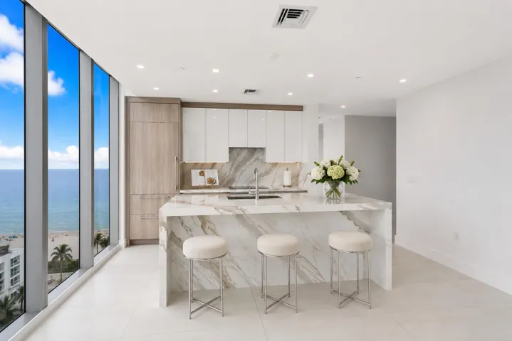 Kitchen virtually staged
