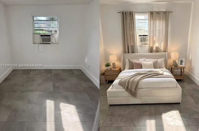 Legal Efficiency Bedroom Empty vs. staged
