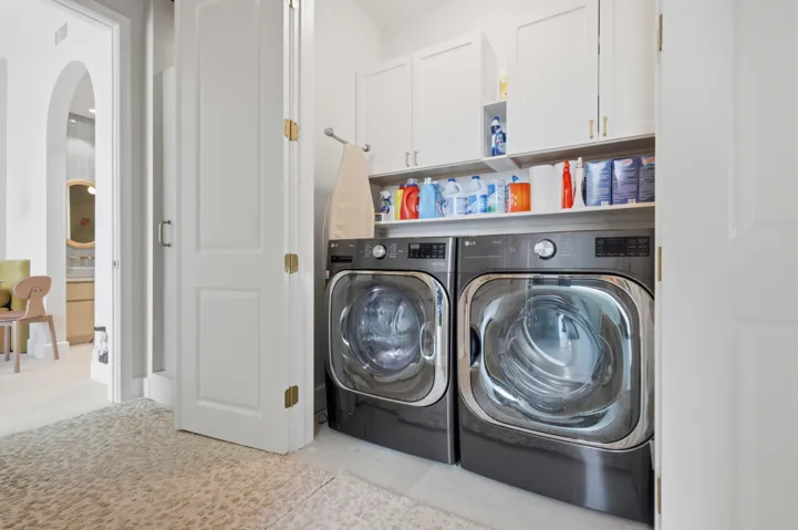 Laundry closet