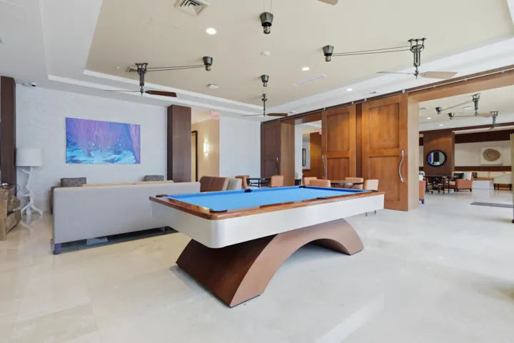 Billiard room