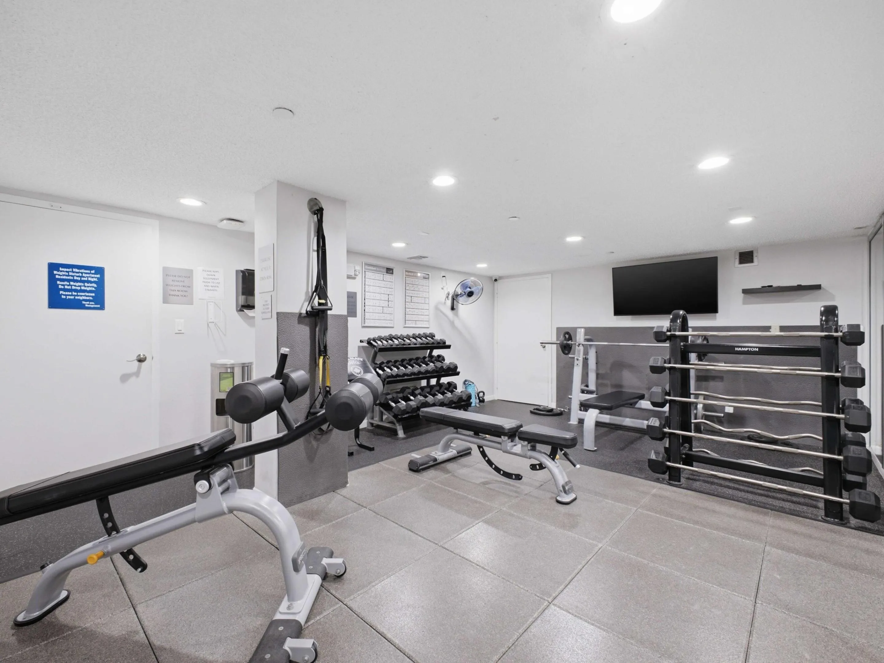 Gym Weights Room