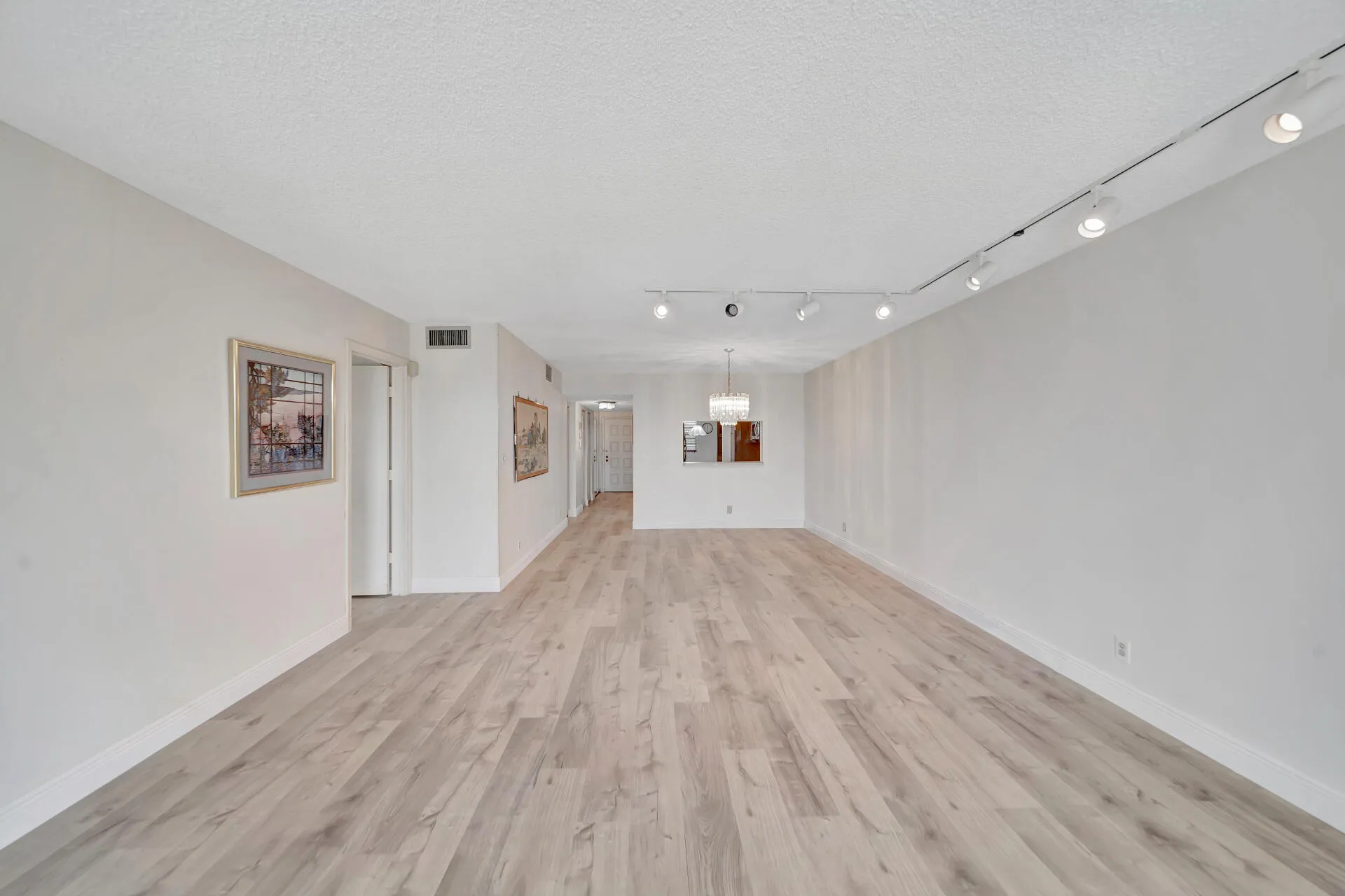 Dining Room; Kitchen Pass-Thru; and Primary Bedroom Entry