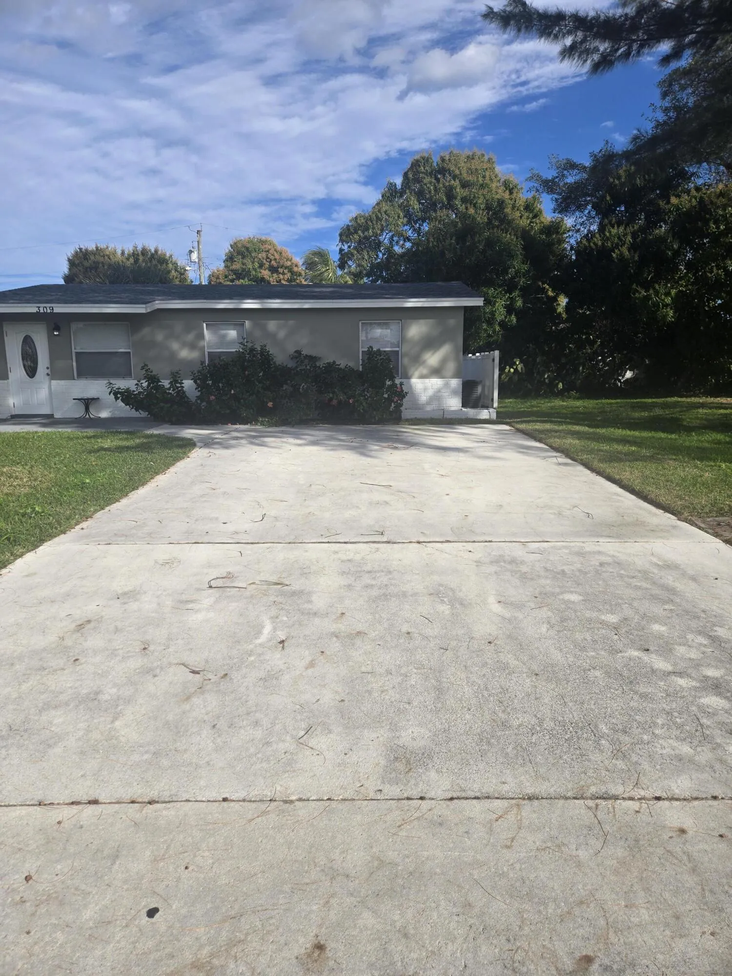 Big driveway