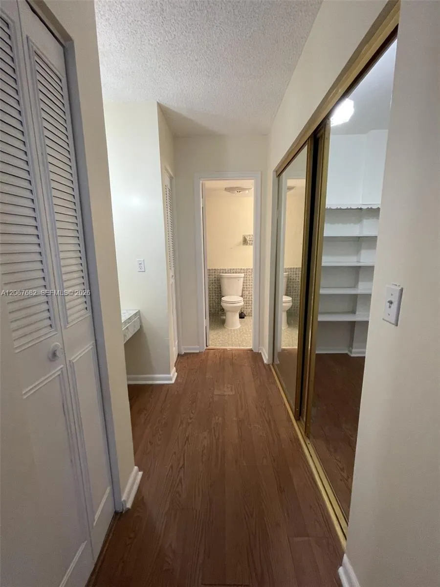 Master bedroom hallway
