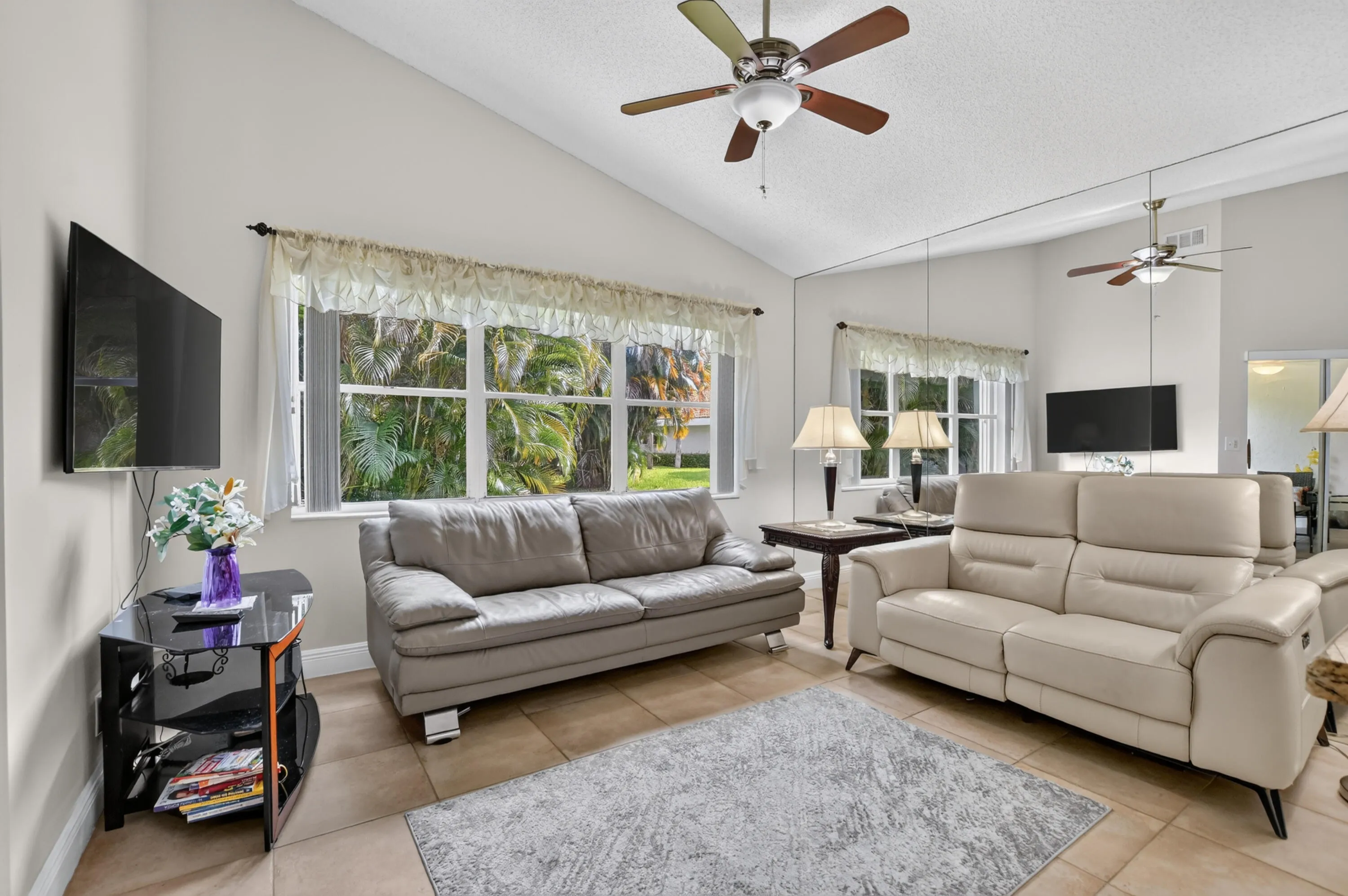 Family room is off kitchen area.
