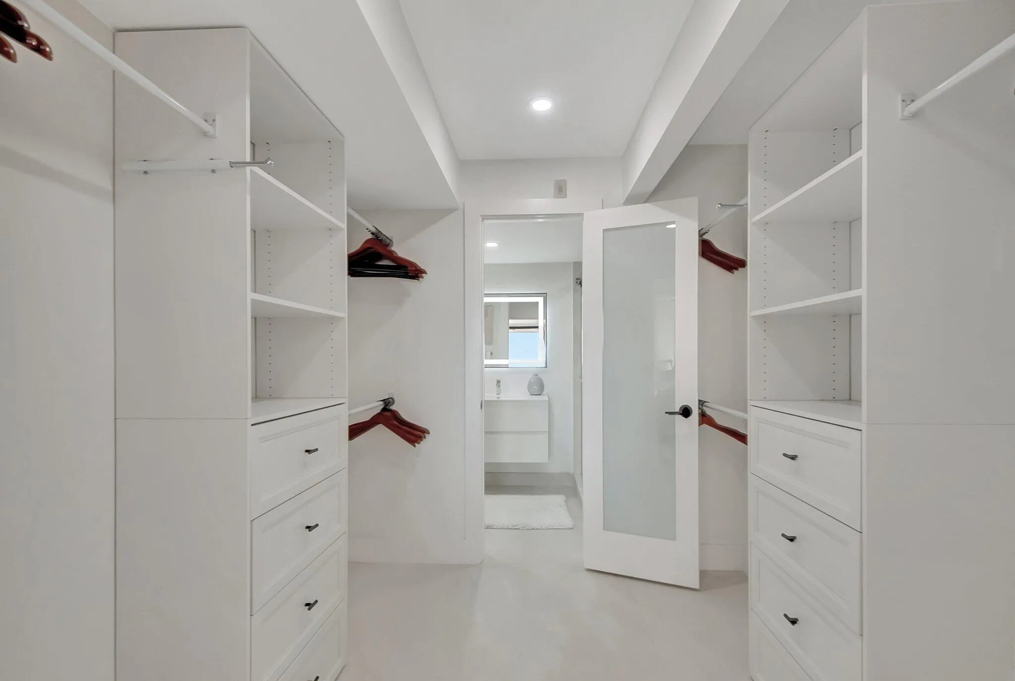 Spacious Walk In Closet