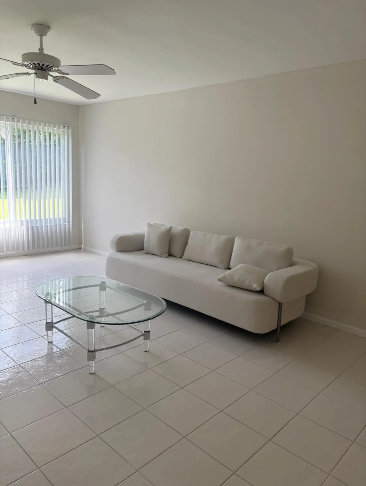 tiled living room