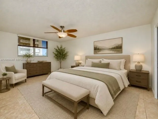 Virtually Staged Bedroom