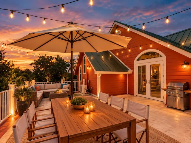 31. patio Evening