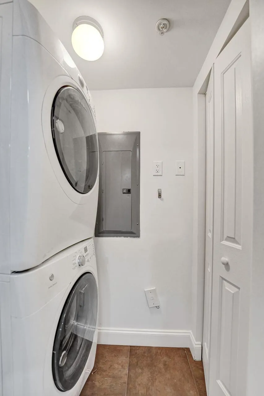 Washer/Dryer Room off Kitchen