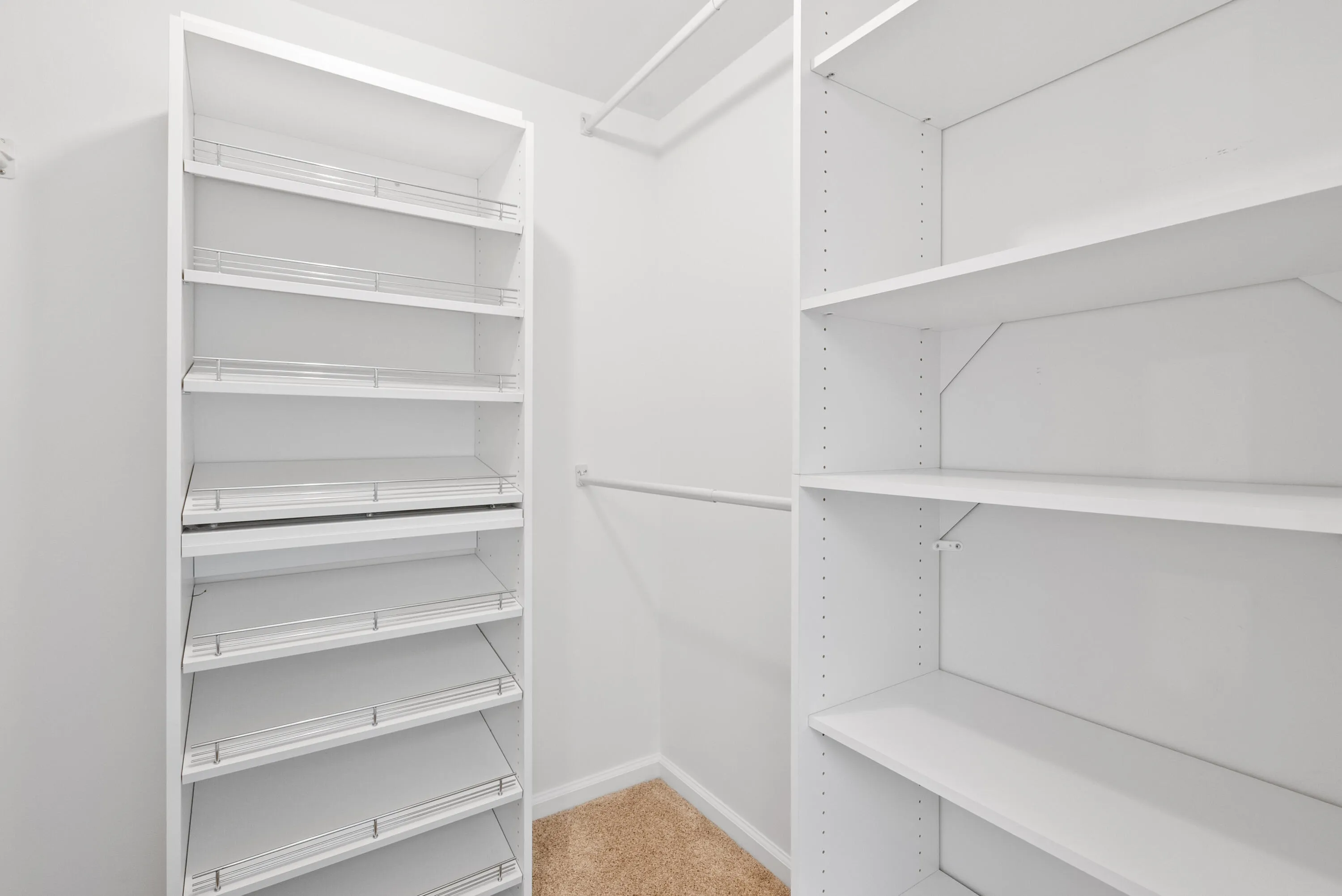 Primary closet