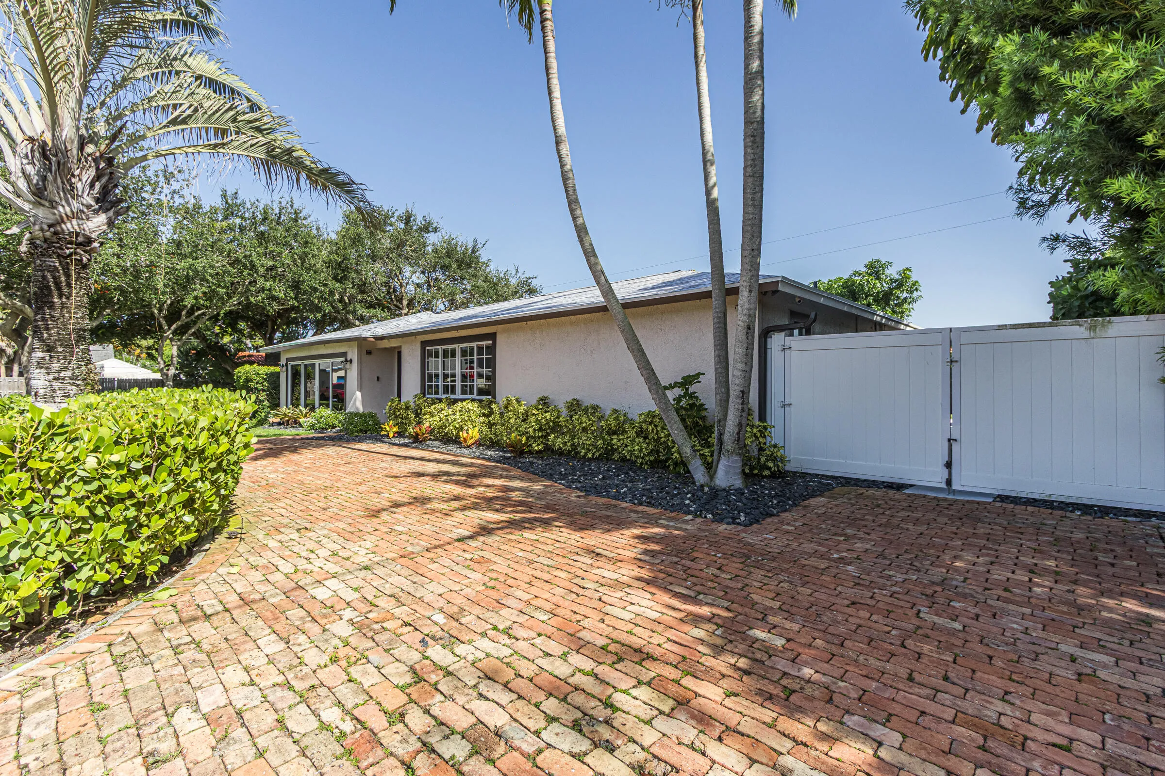 large driveway