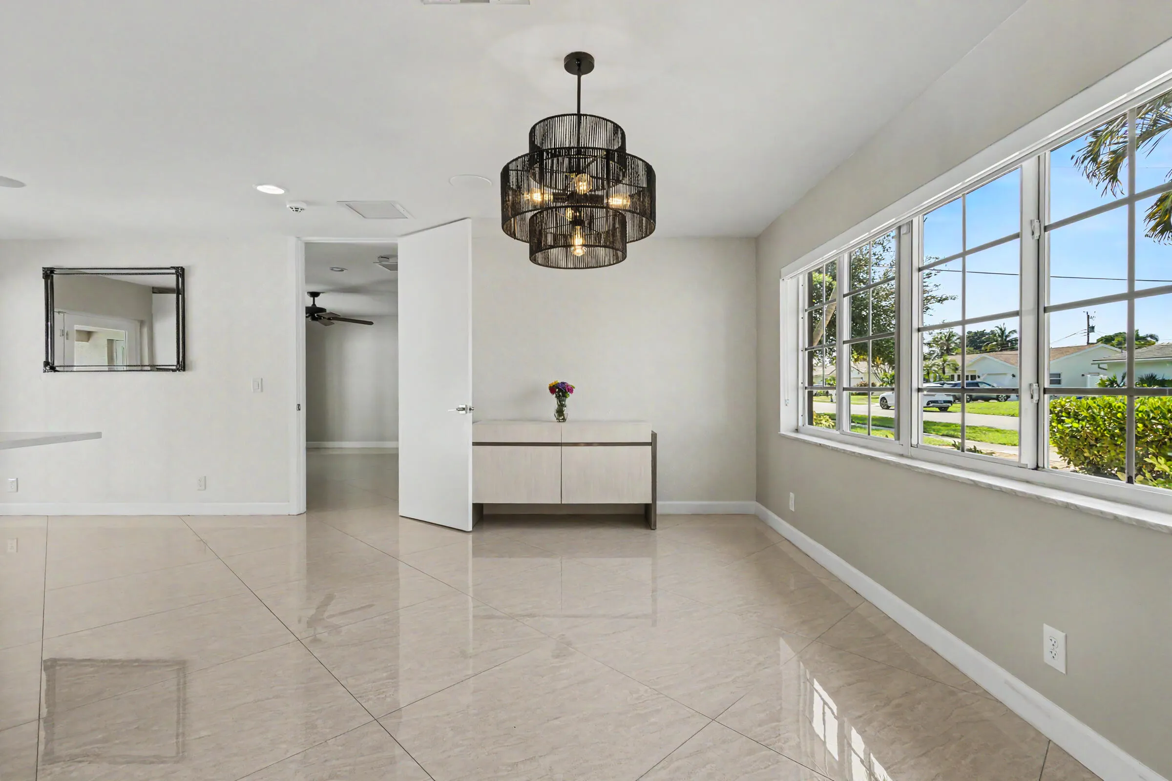 dining area by front window