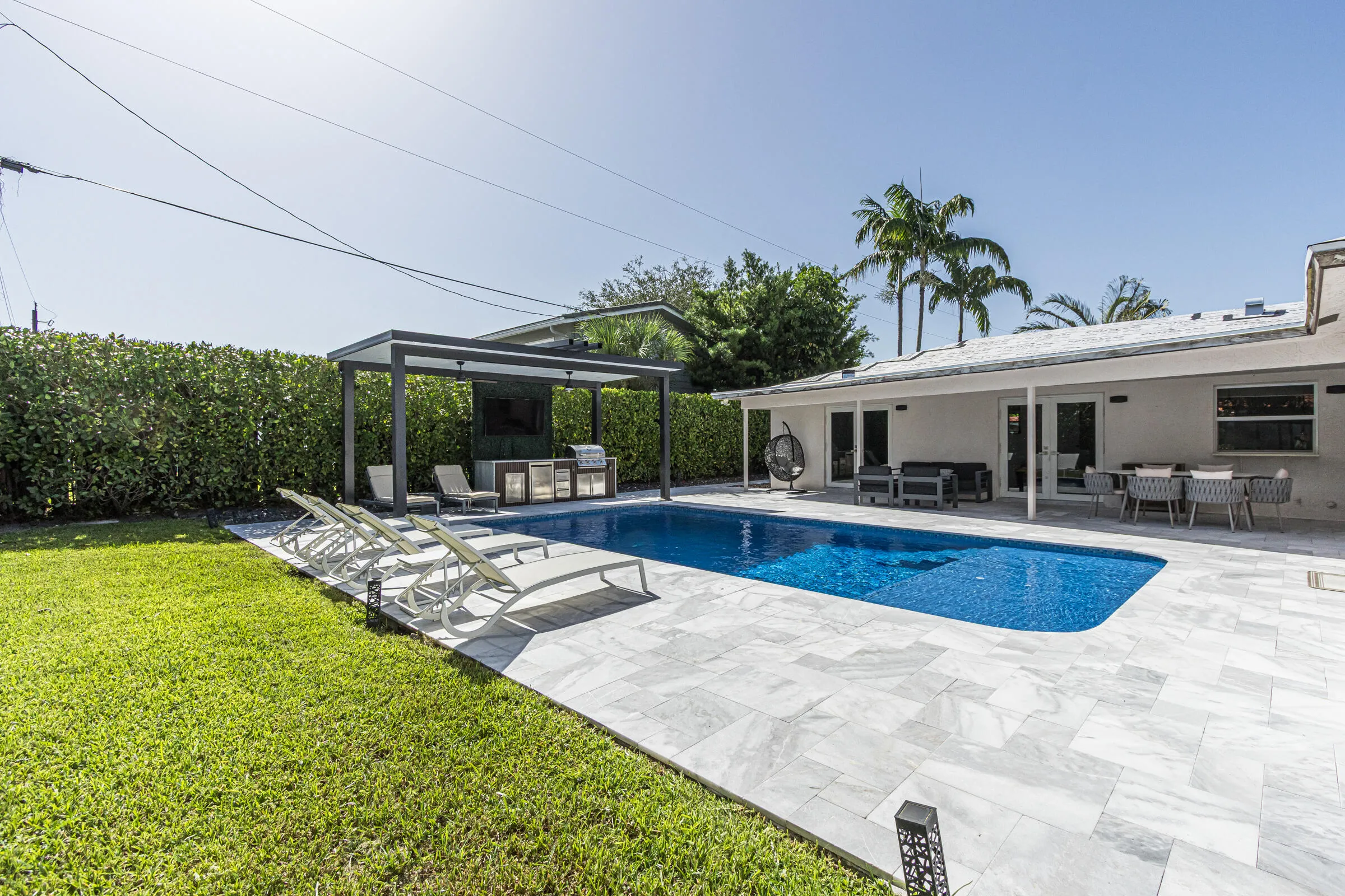 full view of pool