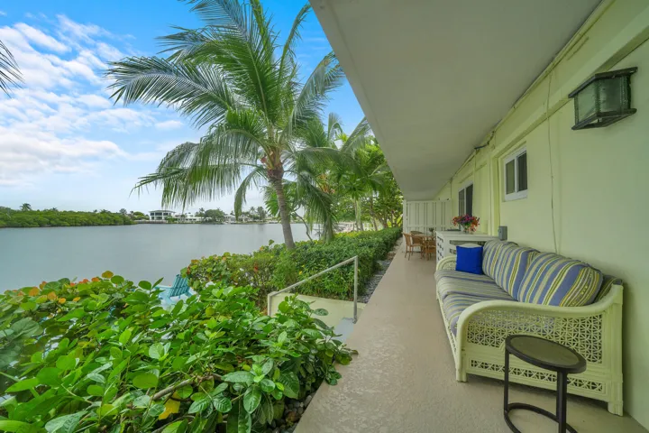 Covered, oversized patio