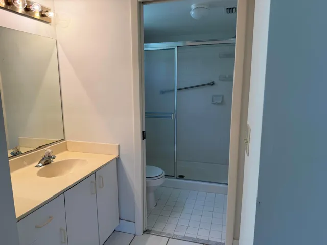 Bathroom in primary bedroom