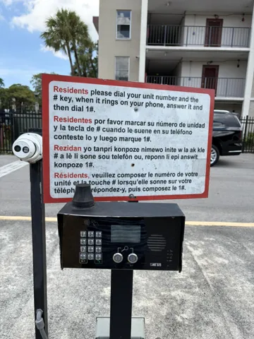 Gate Code Entry