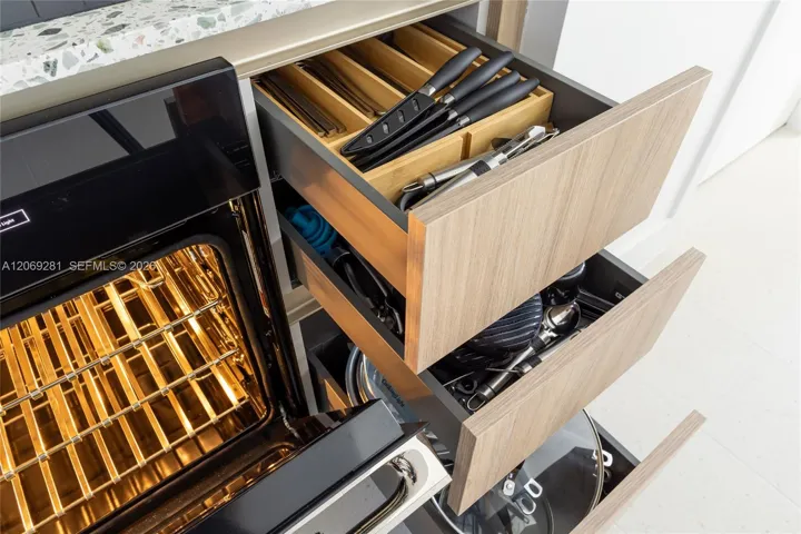 Cutlery, Utensils, Pans, Pots and Lids.