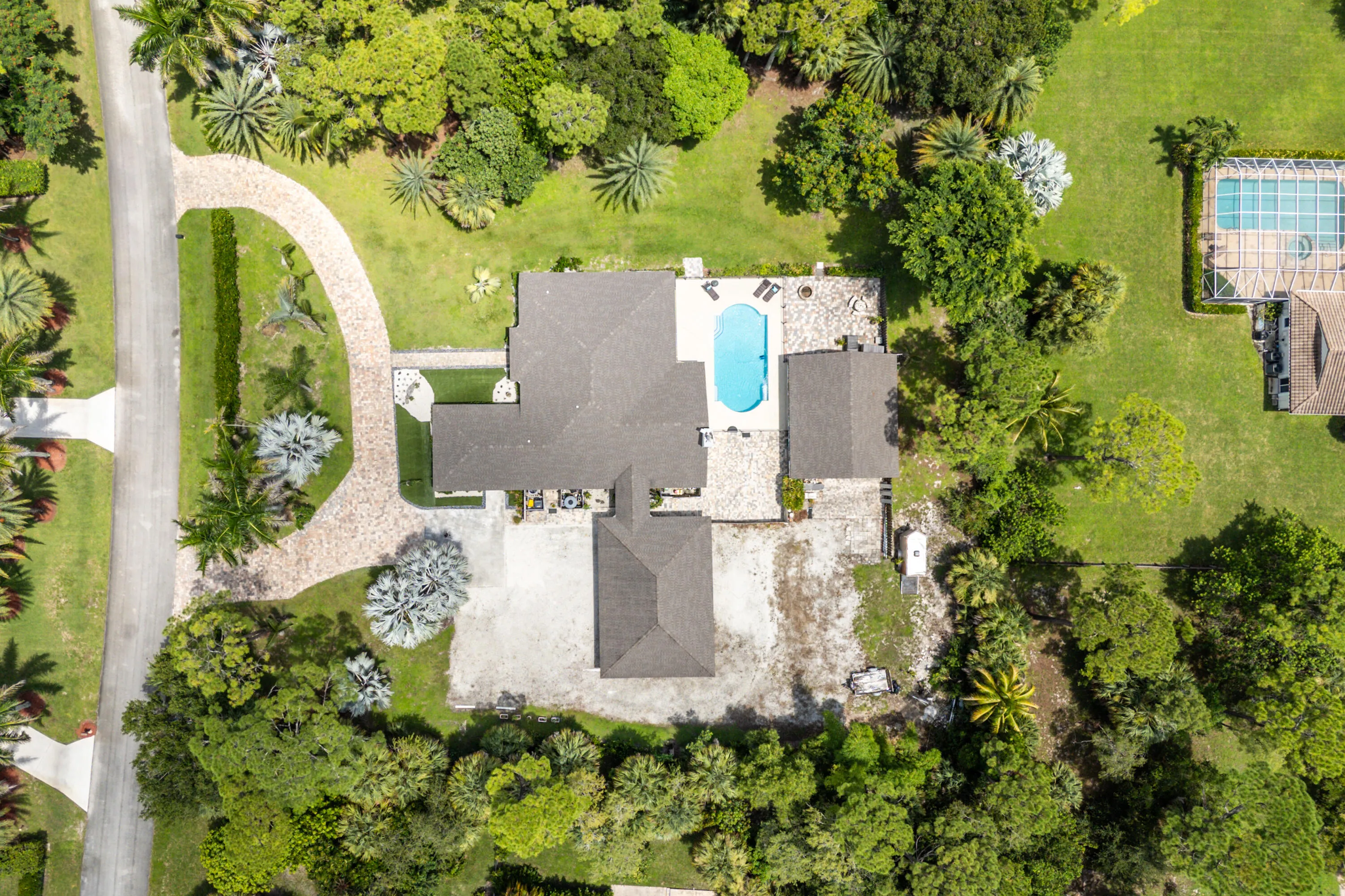 Arial of property