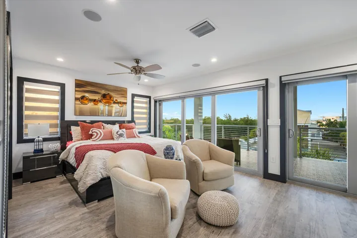 Primary Bedroom with waterviews
