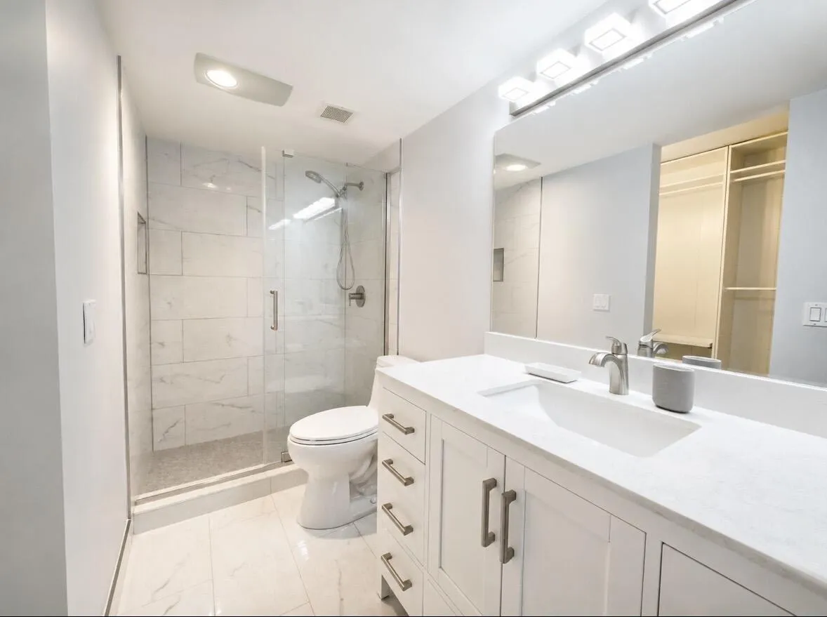 beautifully renovated en-suite bathroom