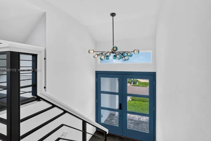 Looking back to front door from main level