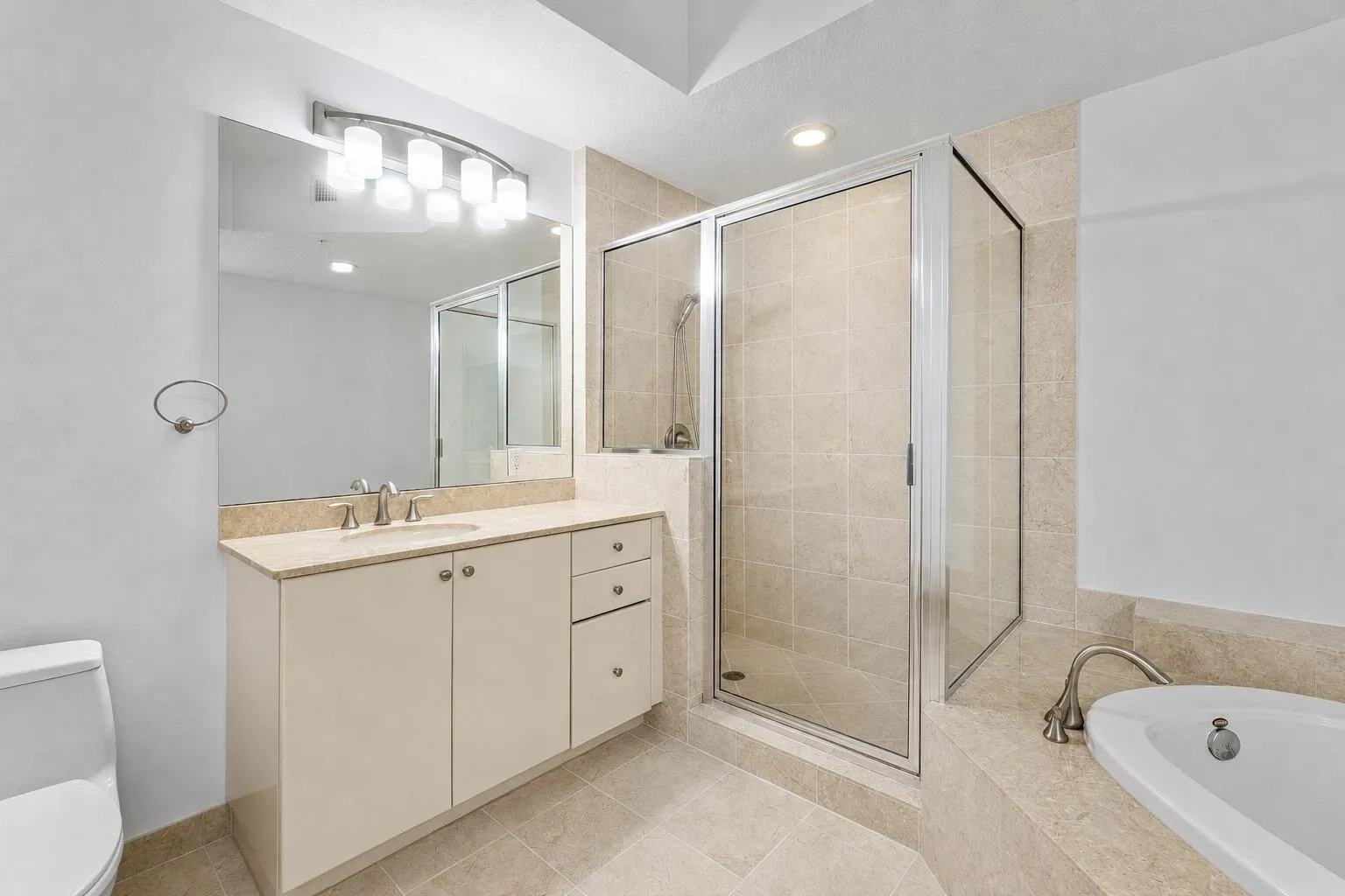 Primary Bathroom Separate Shower & Tub