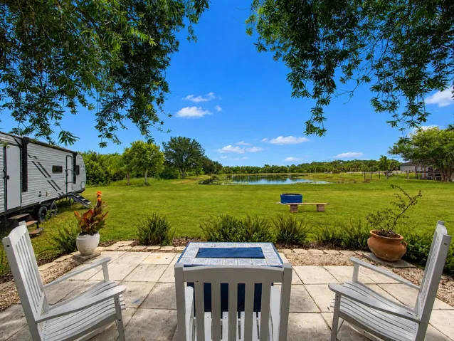 Backyard Sitting Area