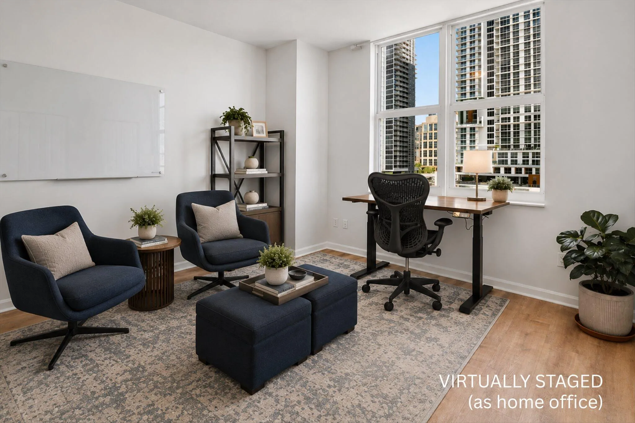 Guest Room/Home Office (Virtually Staged Option 2)