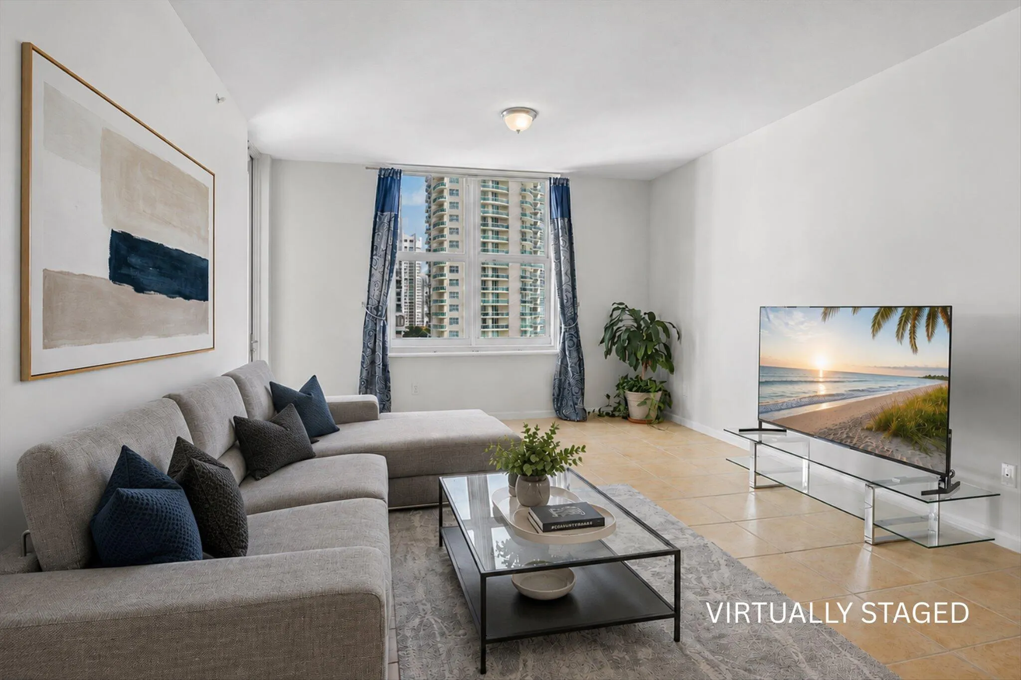 Living room (Virtually Staged)