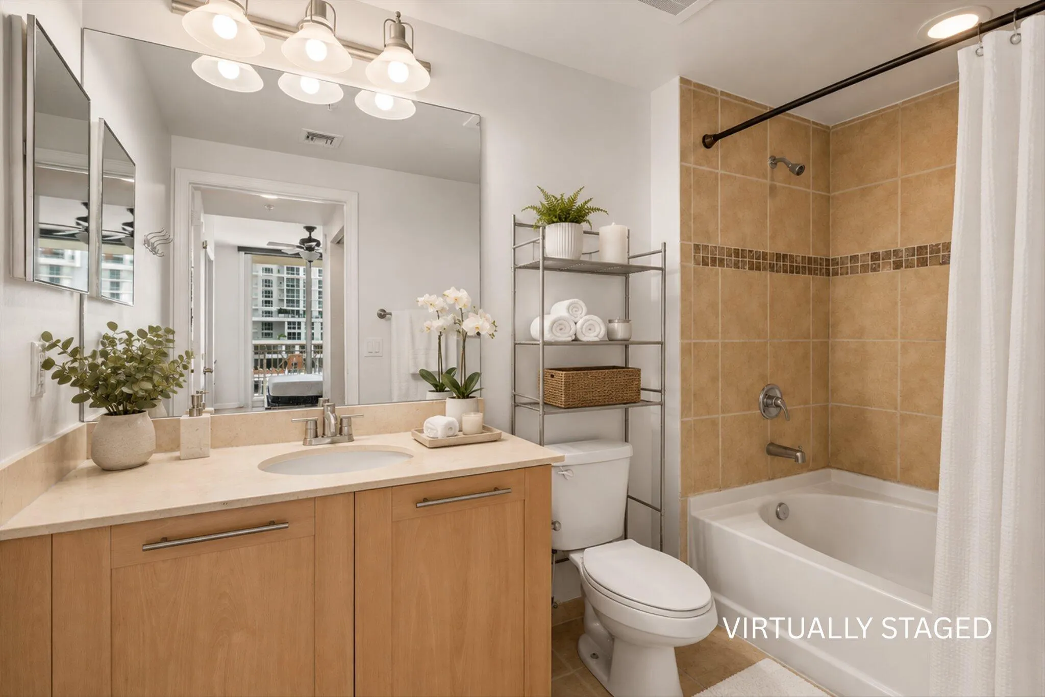 Primary Bathroom - Virtually Staged