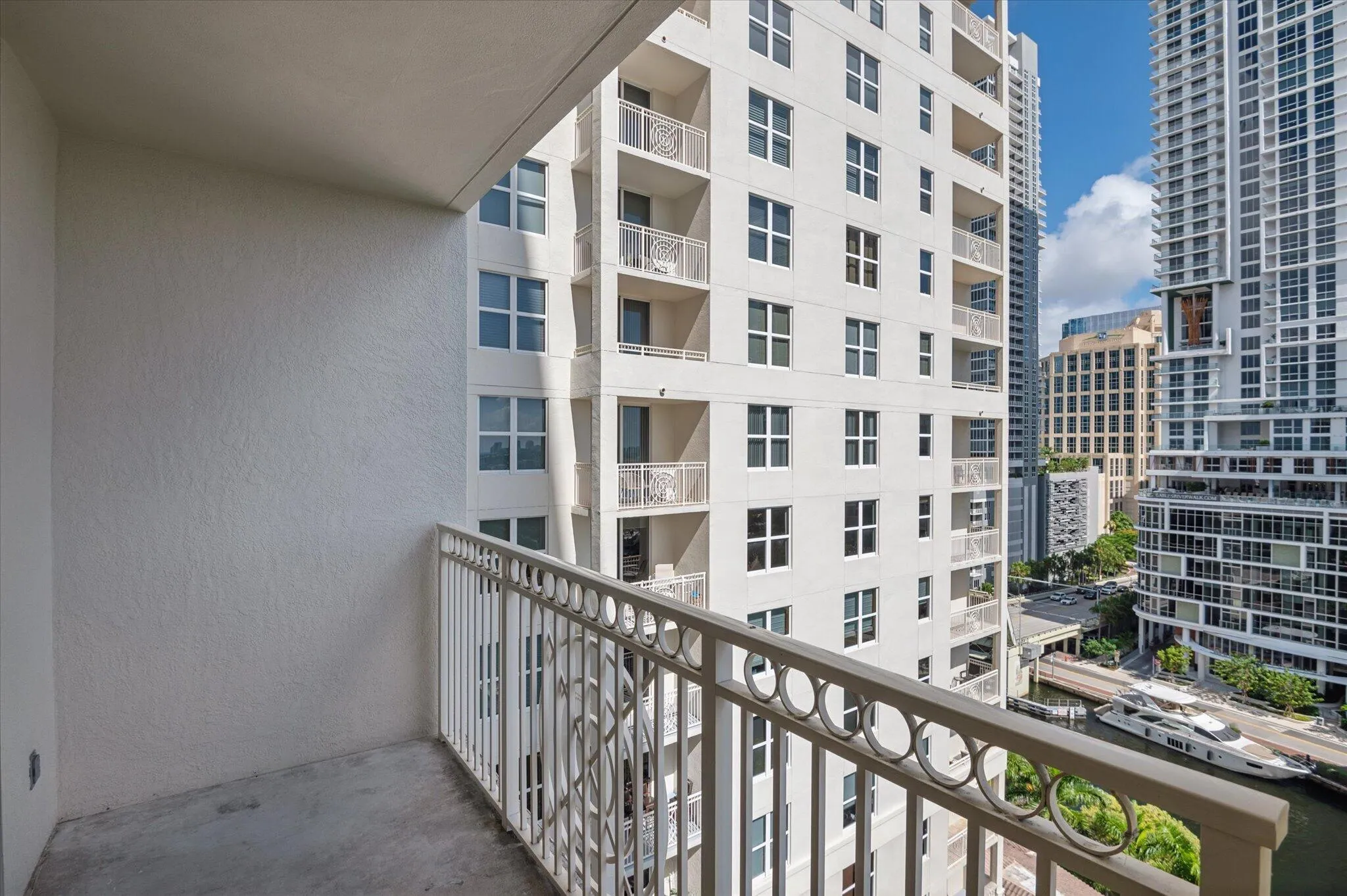 Private Balcony overlooking the New River