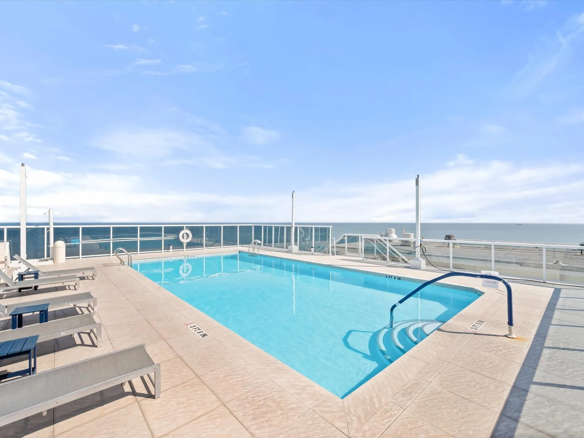 Roof top pool