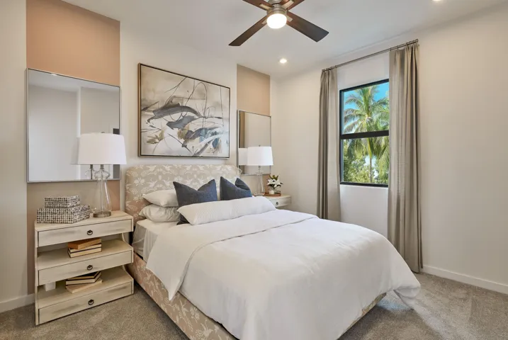 Stock photos represent builder's floorplan