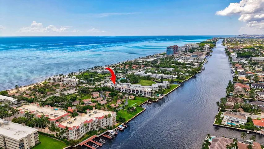 Waterfront property featuring ocean frontage and a canal system