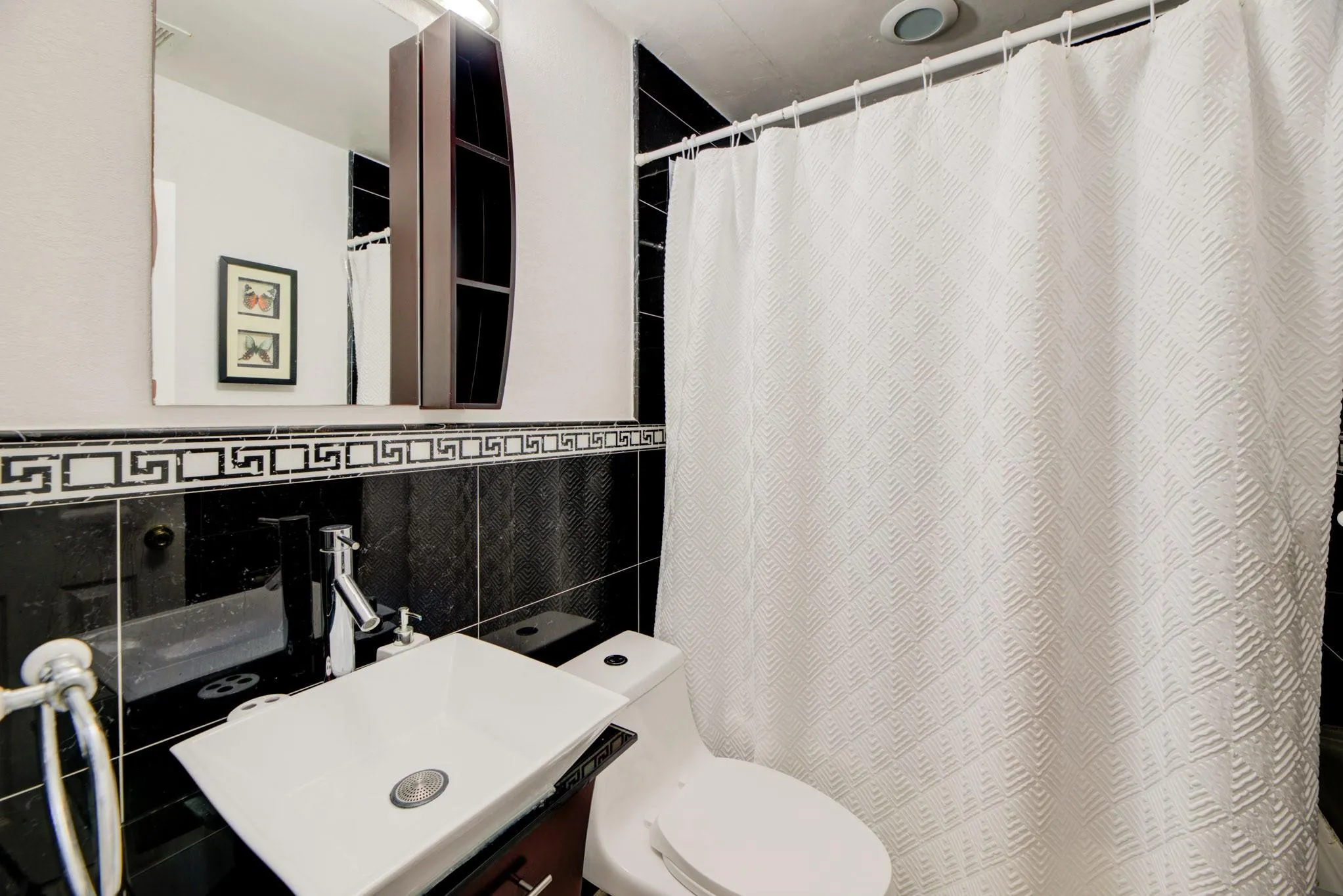 2nd, shower & tub combination