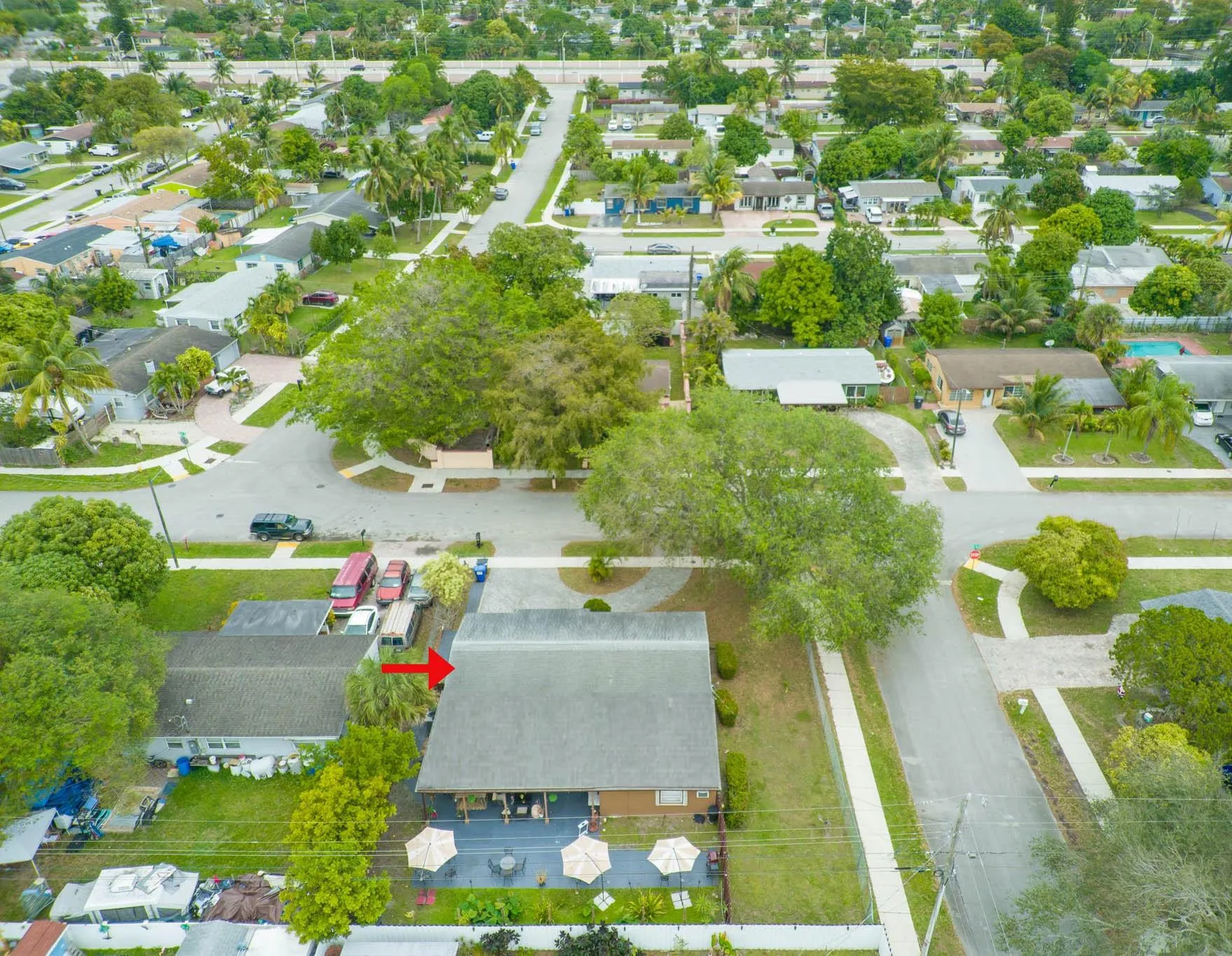 Aerial view