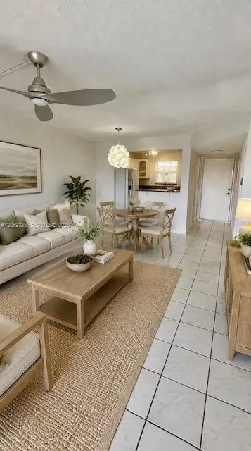 Living/Dining areaVirtually Staged