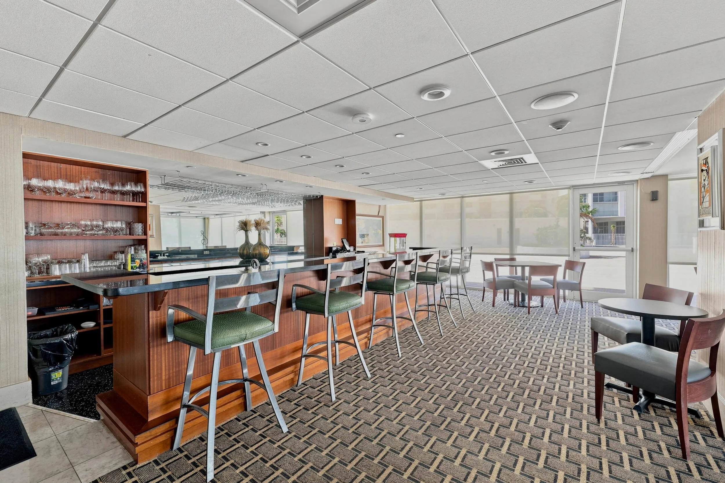 Bar downstairs on ground floor