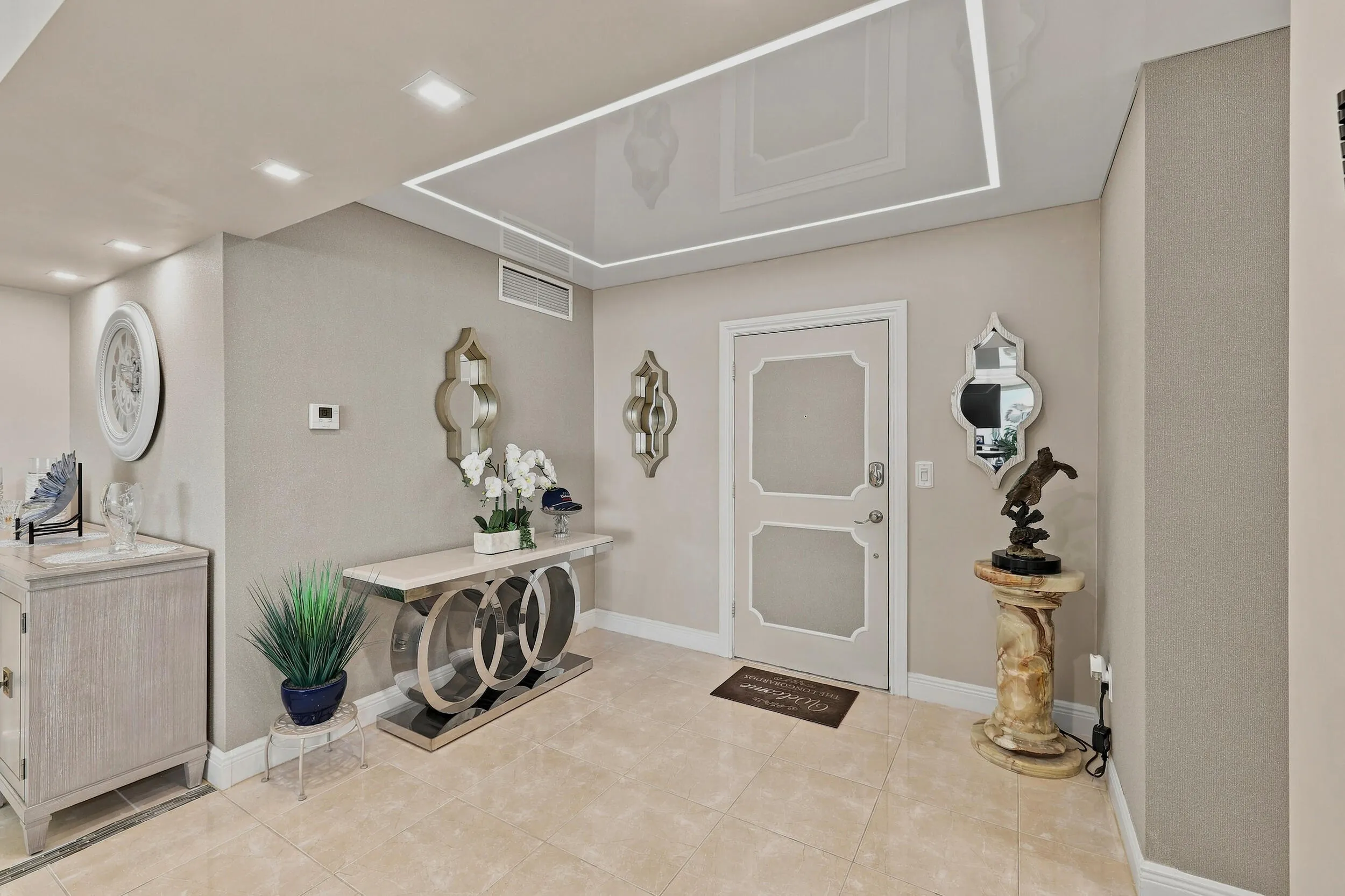 Inside foyer