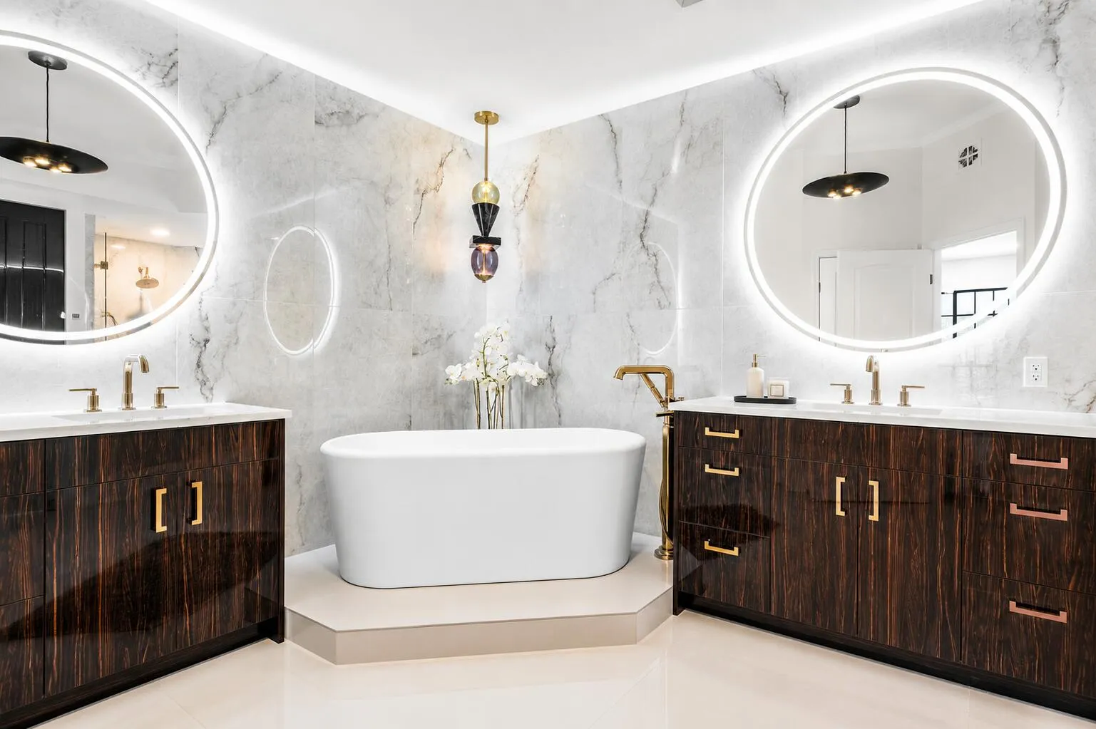 Custom Handcarfted Cabinetry & Wall Deta