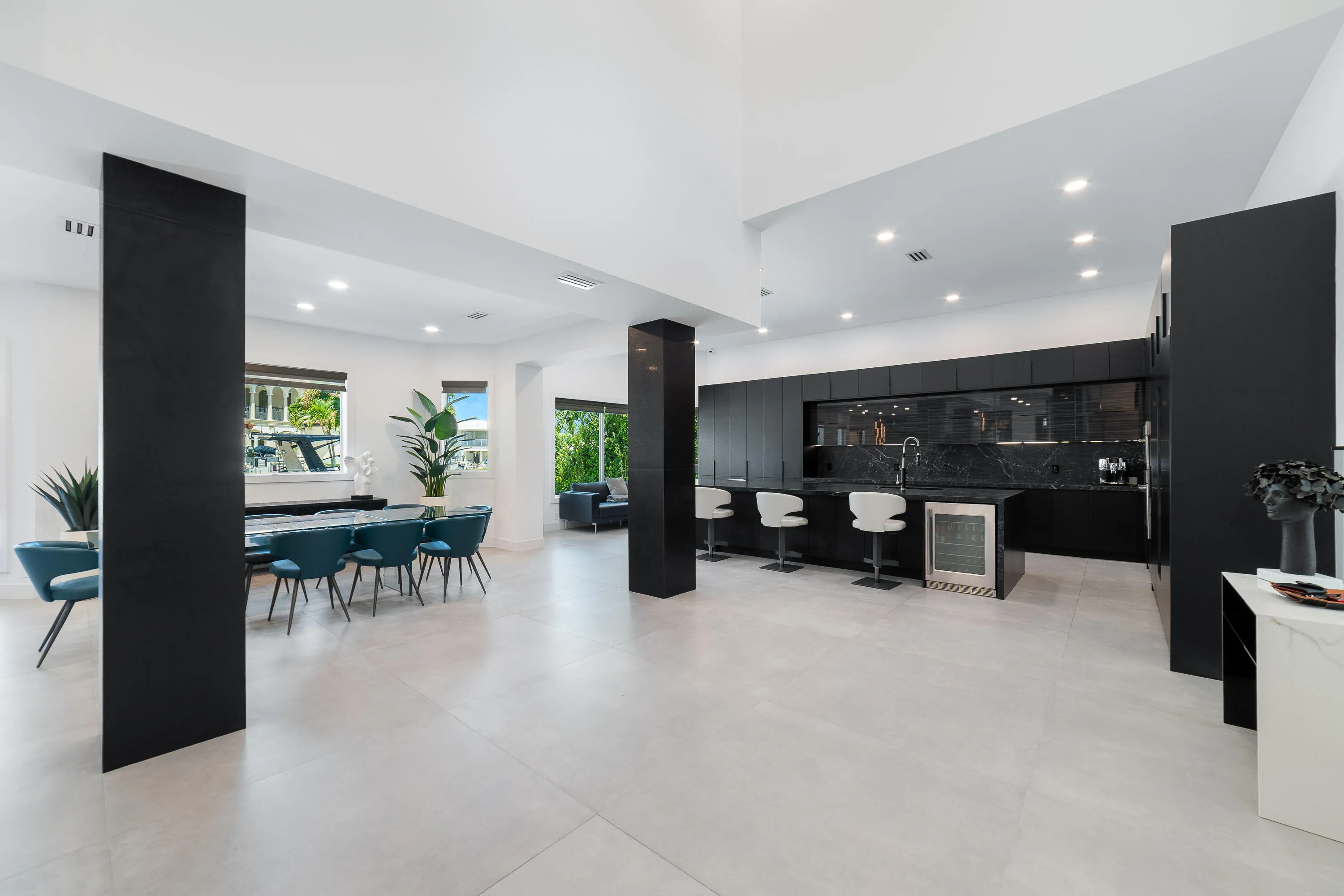Kitchen and dining area