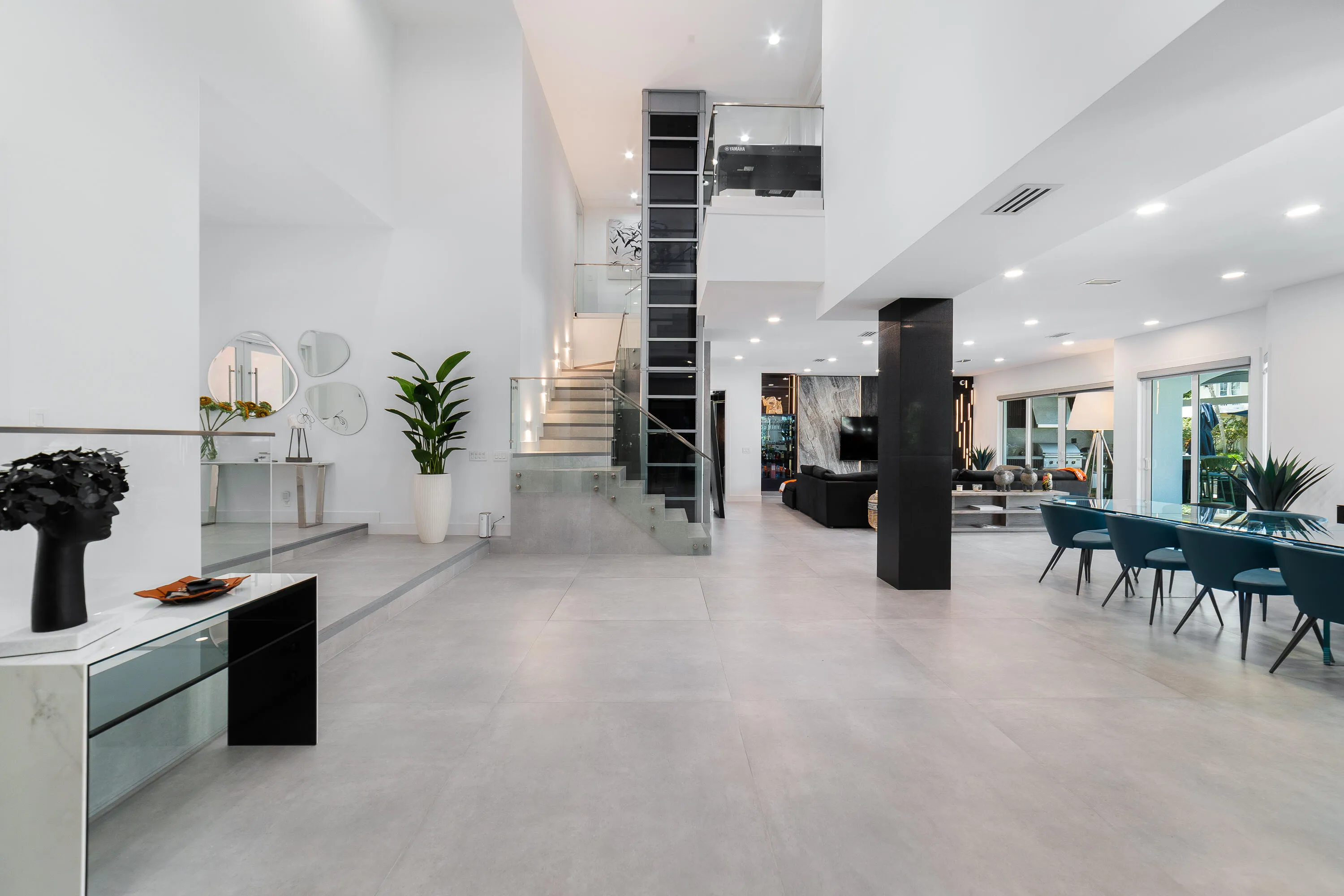 Dining and living room