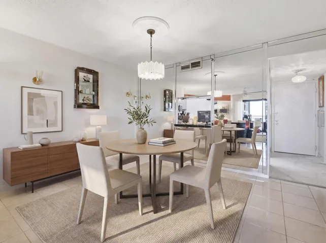 virtually staged to show potential