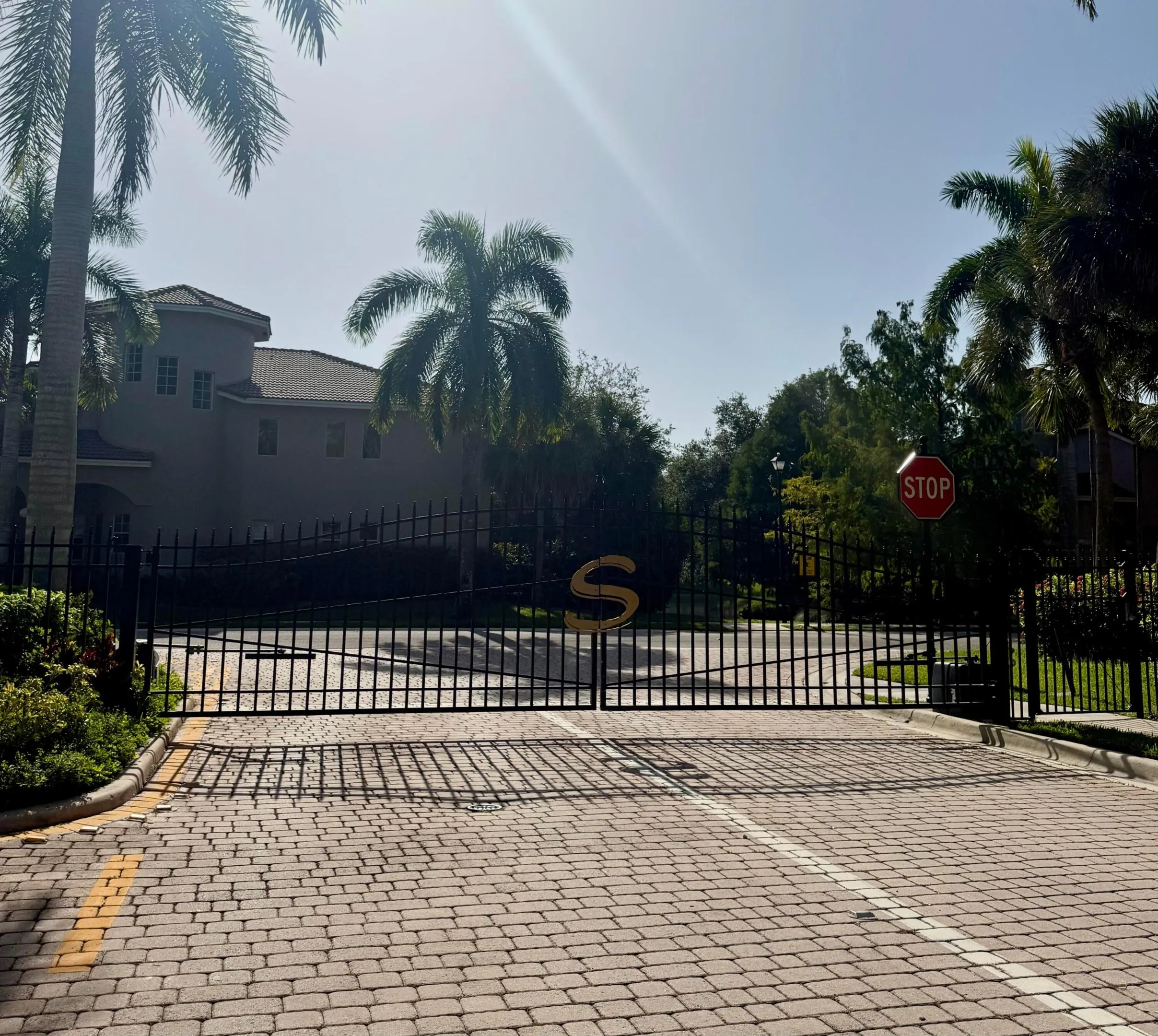 gated entrance