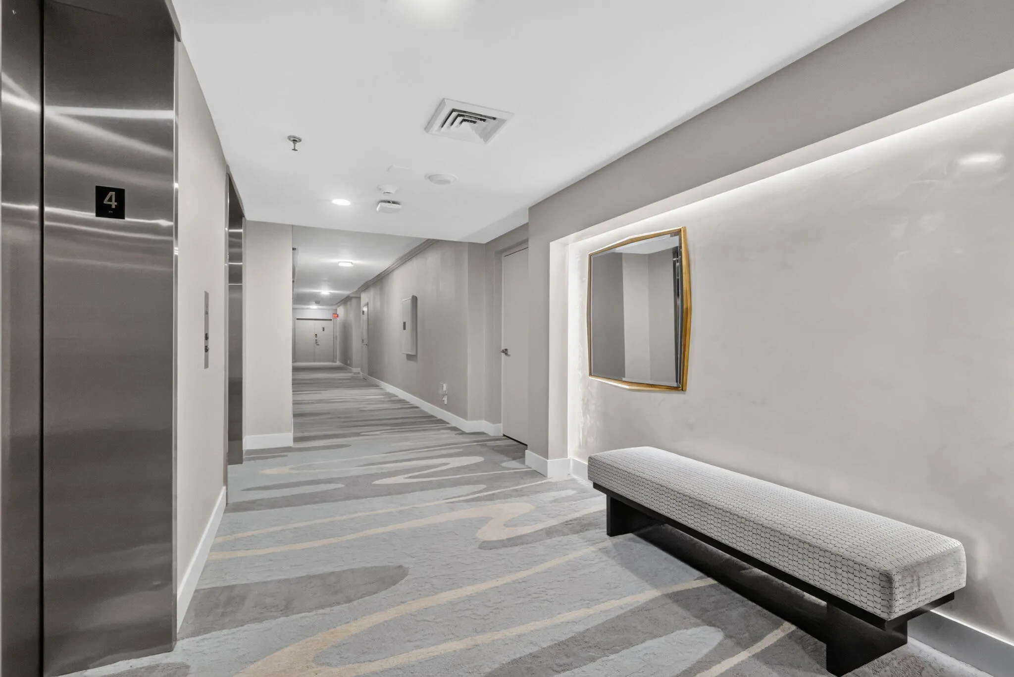 New Hallways & Carpeting