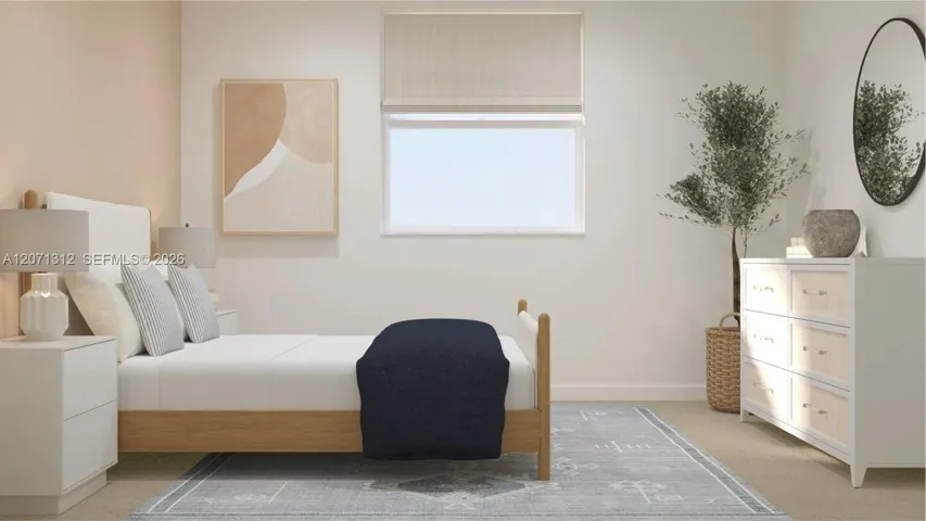 Next Gen® SuiteThe bedroom in the Next Gen® Suite is spacious and can accommodate a queen-sized bed.